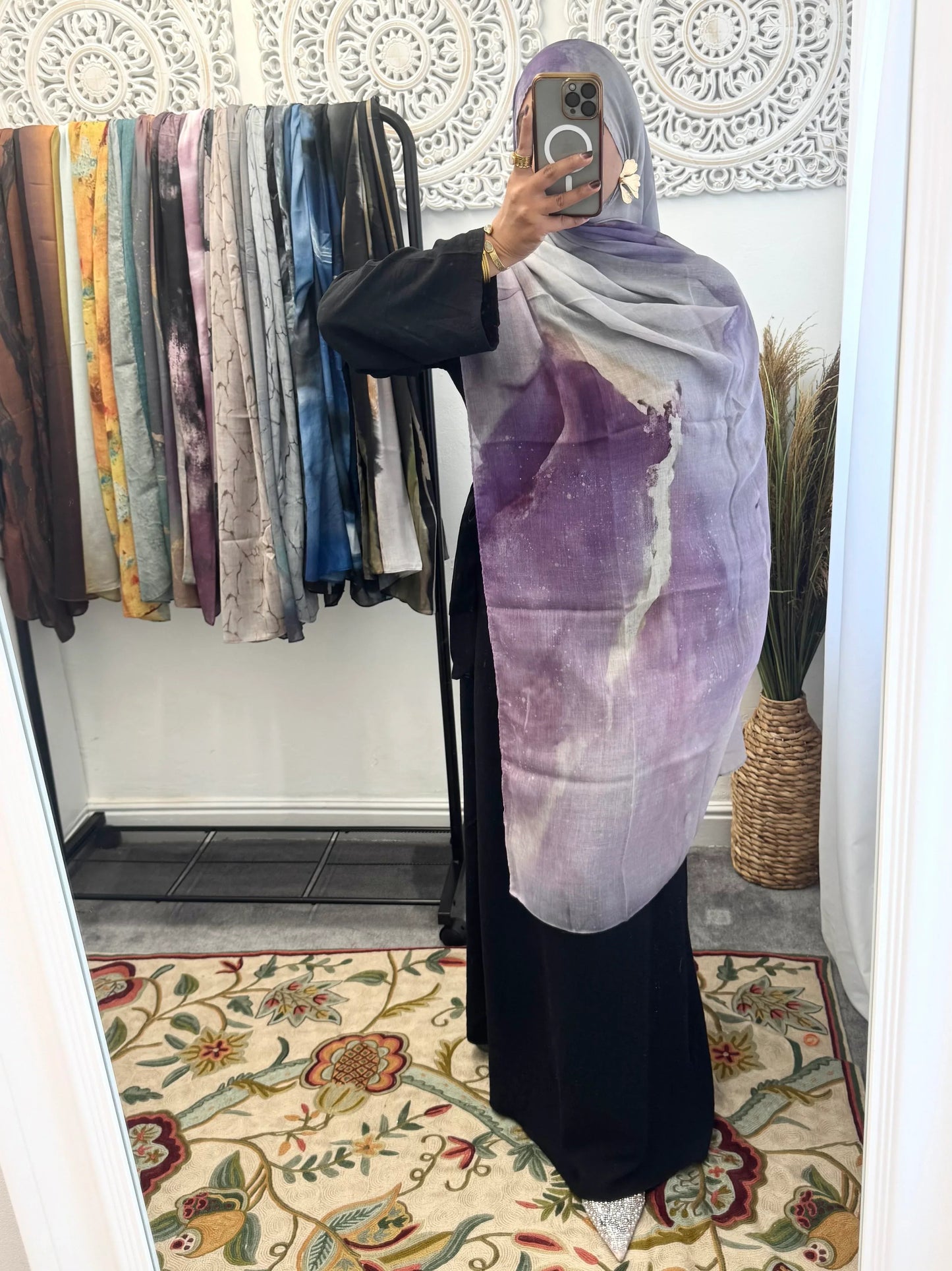 Water coloured Modal Printed Venus Hijab