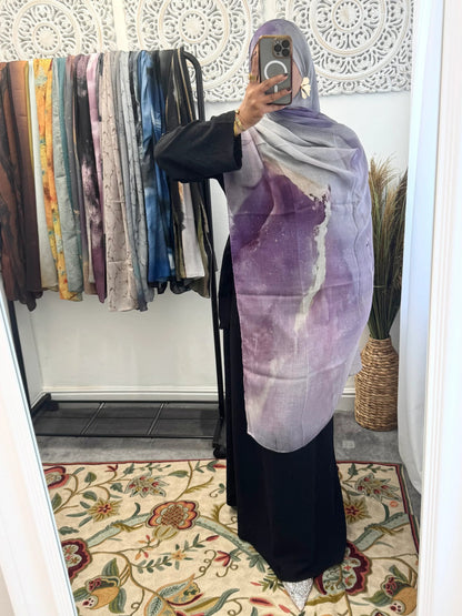 Water coloured Modal Printed Venus Hijab