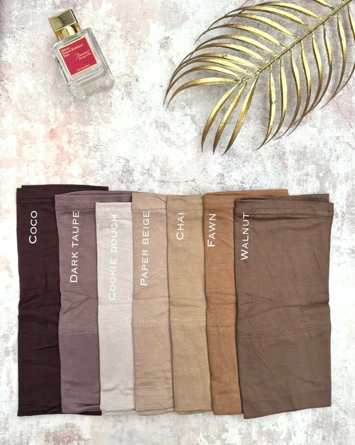 Standard premium stitched jersey plain waffle hijab