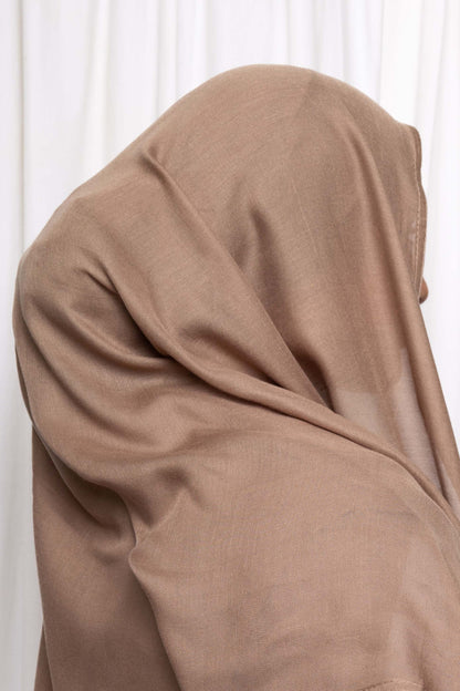 Modal Hijab Set | Taupe Brown
